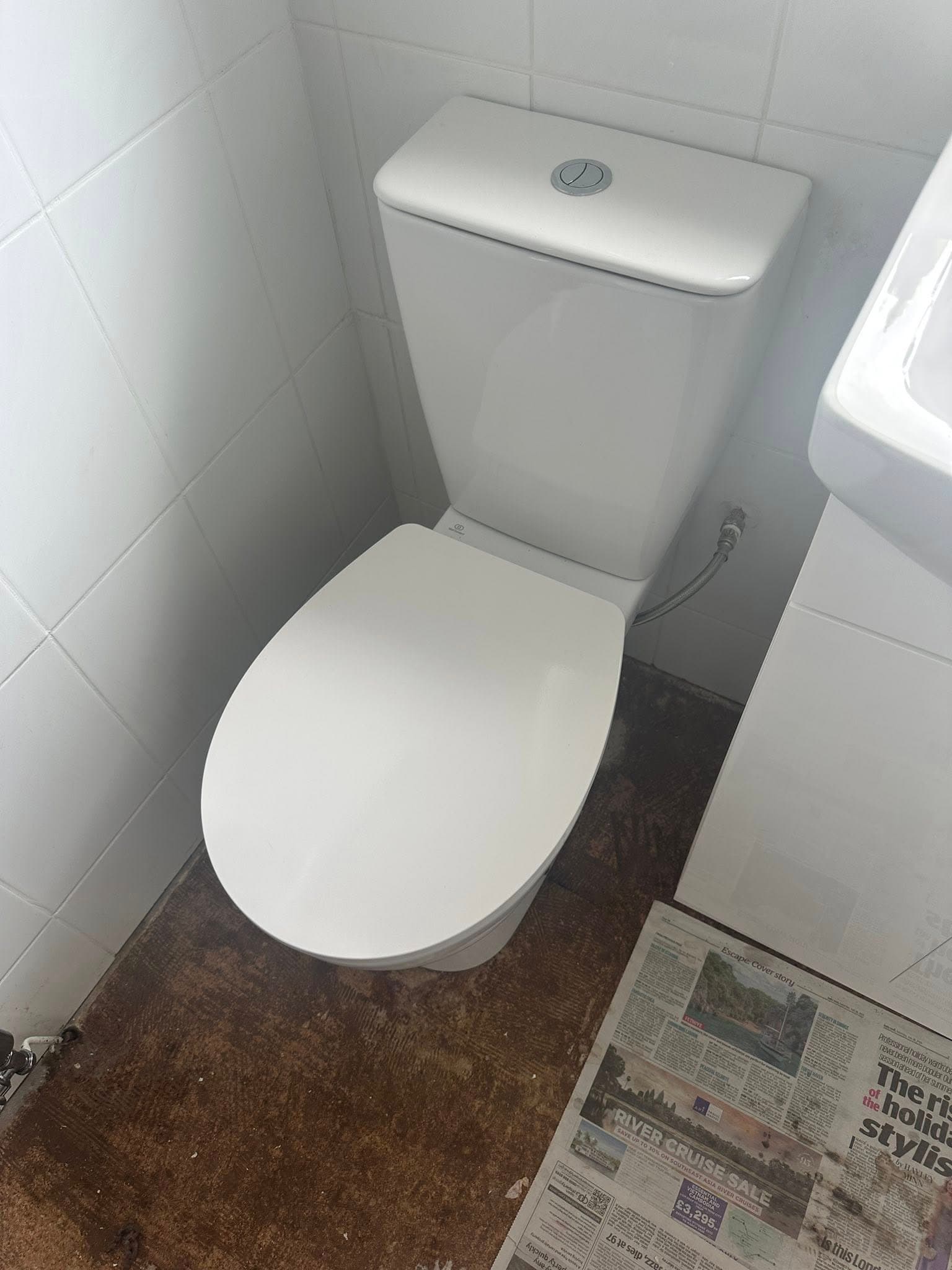 Toilet installation and plumbing repairs